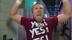Daniel Bryan Yes Shirt Shout GIF