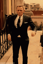 Daniel Craig Secret Service Walking GIF