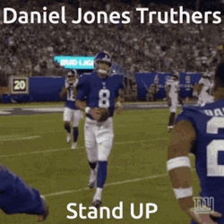 Daniel Jones Stand Up GIF