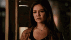 Danielle Campbell Davina Claire The Originals Concerned Look GIF