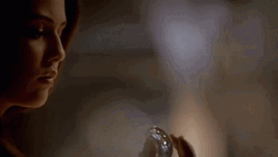 Danielle Campbell Davina The Originals Holding Diamond GIF