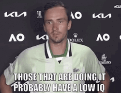 Daniil Medvedev Low IQ GIF