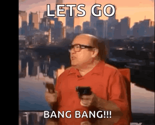Danny DeVito Bang Bang GIF