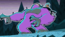 Danny Phantom Knocking Down Enemy GIF
