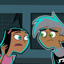 Danny Phantom Saying Hi To Paulina GIF