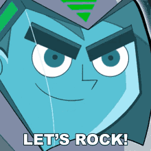 Danny Phantom Using Helmet Let's Rock GIF