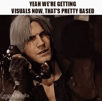 Dante From Devil May Cry Talking On Telephone GIF