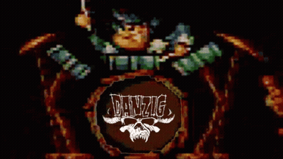 Danzig Logo With Skull GIF