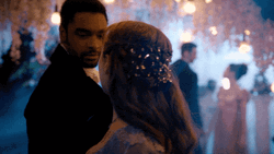 Daphne Bridgerton Simon Basset Promenade Dance GIF