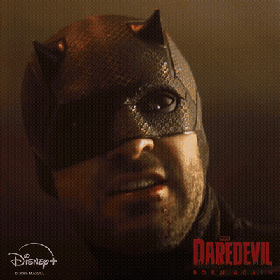 Daredevil Born Again Poster With Masked Man GIF