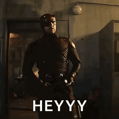 Daredevil Man Saying Heyyy GIF