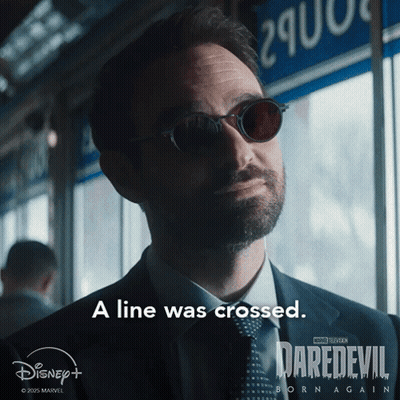 Daredevil Poster Man Wearing Sunglasses GIF