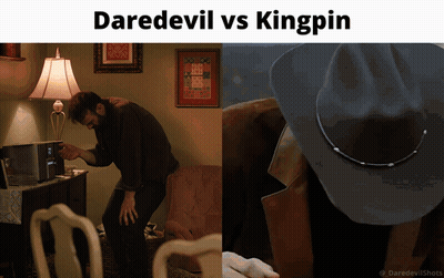 Daredevil Vs Kingpin Meme Cowboy GIF