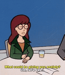 Daria Having Anxiety GIF