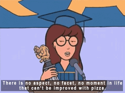 Daria Talking About Pizza