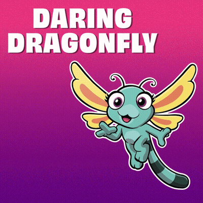 Daring Dragonfly Poster GIF