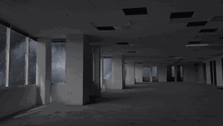 Dark Alley Backrooms Stormy Day GIF