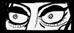Dark Anime Art Eyes Staring
