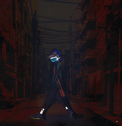 Dark Anime Night Cyberpunk