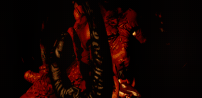 Dark Background With Red And Black Spots GIF