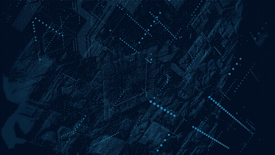 Dark Blue Background With Blue Dots GIF