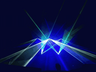 Dark Blue Background With Rays GIF