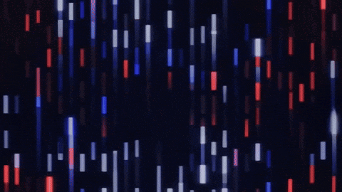 Dark Blue Background With Red And White Lines GIF