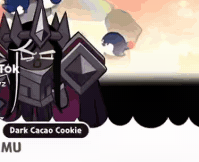 Dark Cacao Cookie With Crown And Shield GIF