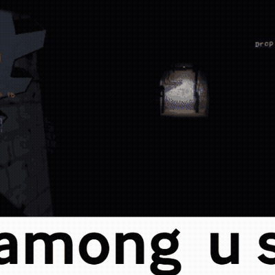 Dark Hallway Among Us GIF