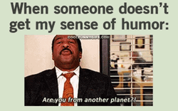 Dark Humor Are You From Another Planet GIF