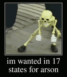 Dark Humor Dancing Skeleton GIF