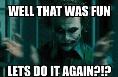 Dark Knight Joker Face Well That Was Fun GIF