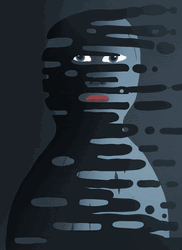 Dark Melting Art GIF