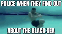 Dark Meme Police In Black Sea