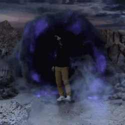 Dark Portal Travelling In Black Home Meme GIF