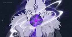 Dark Rasengan Purple GIF