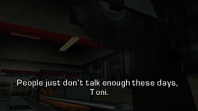 Dark Room Man People Don't Talk These Days GIF