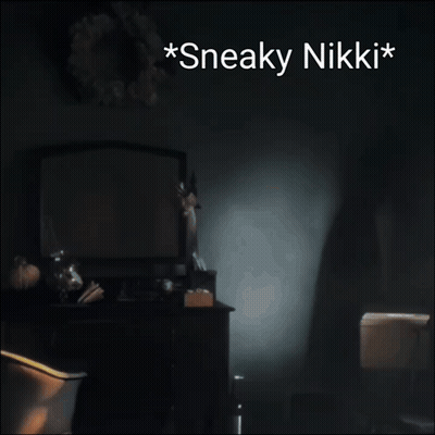 Dark Room Sneaky Nikki GIF