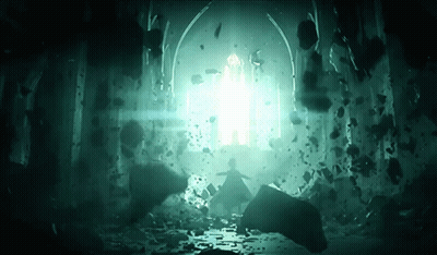 Dark Room With Light Through Door GIF