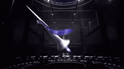 Dark Room With Sacramento Sign GIF