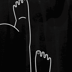 Dark Running Feet GIF