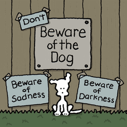 Dark Sad Beware Chippy The Dog GIF