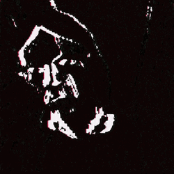 Dark Sad Death Glitch Art GIF