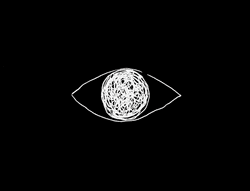 Dark Sad Eye Crying 2D Animation GIF