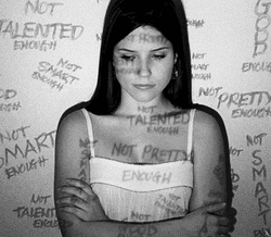 Dark Sad Girl Not Enough GIF