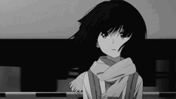 Anime Sad Shayari GIF  Anime Sad Shayari Black White  Discover  Share  GIFs