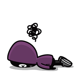 Dark Sad No Motivation Cartoon GIF
