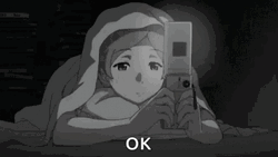 Dark Sad OK Anime Phone GIF