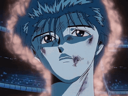Dark Sad Yusuke Urameshi GIF