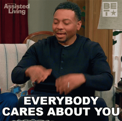 Dark Silhouette Saying Things Have Been Dark GIF